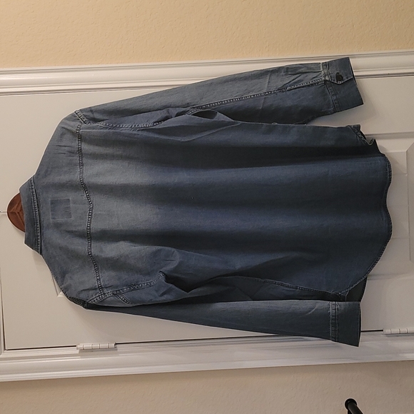 Men's denim button down - Picture 2 of 4
